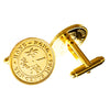 Elizabeth II Ten cents coin cufflinks - large