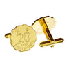 Hong Kong Bauhinia Twenty cents coin cufflinks
