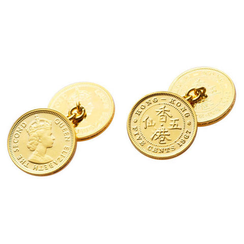 The classic Five, Ten and Twenty cent cufflinks | Patinova